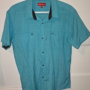 Blue Motogear Dress Shirt